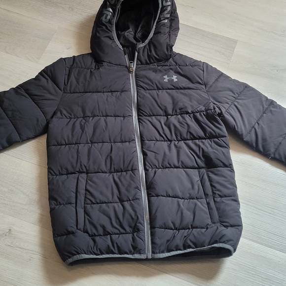 Kids Boys Jackets & Vest Little Boys' UA Pronto Puffer Jacket size large - Picture 6 of 6
